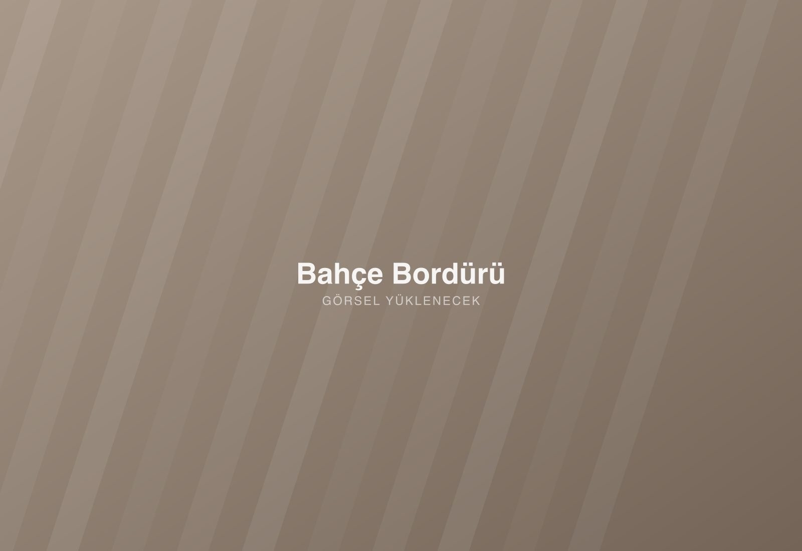Bahçe Bordürü