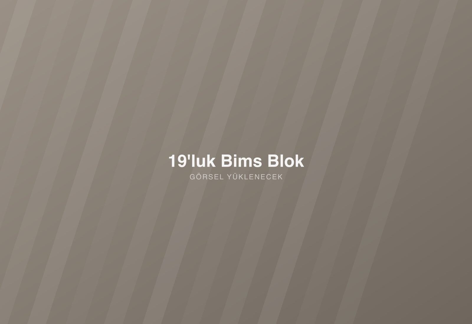 19'luk Bims Blok