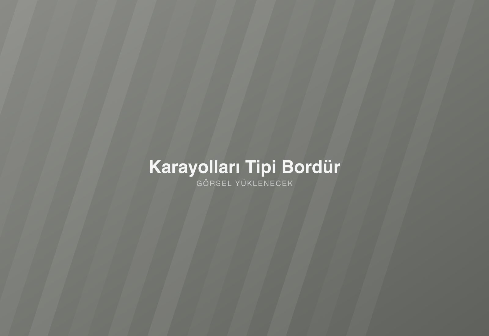 Karayolları Tipi Bordür