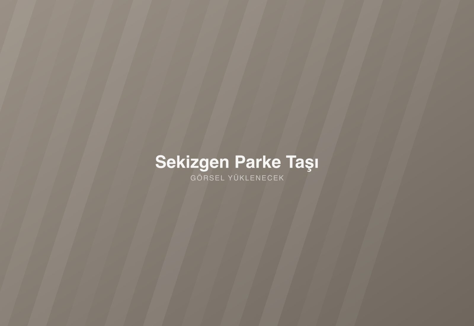 Sekizgen Parke Taşı
