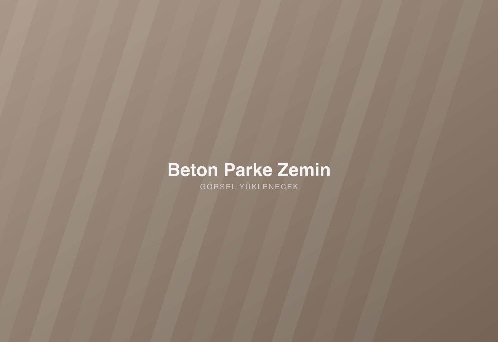 Beton Parke Zemin