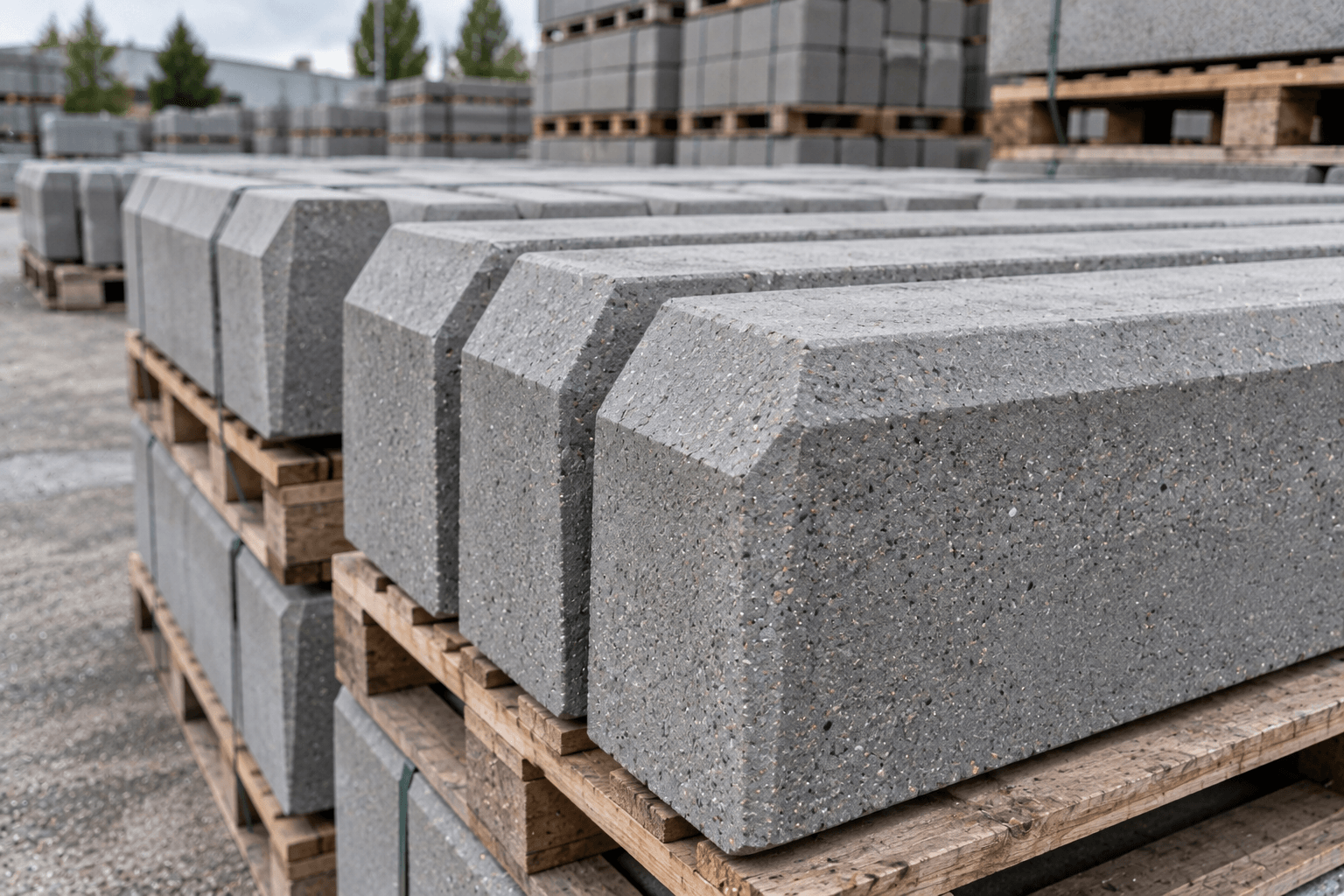 Beton Bordür 12x22x70