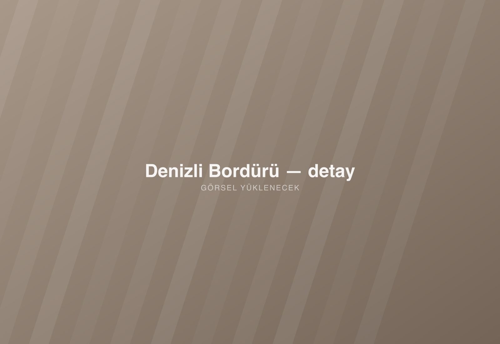 Denizli Bordürü — detay